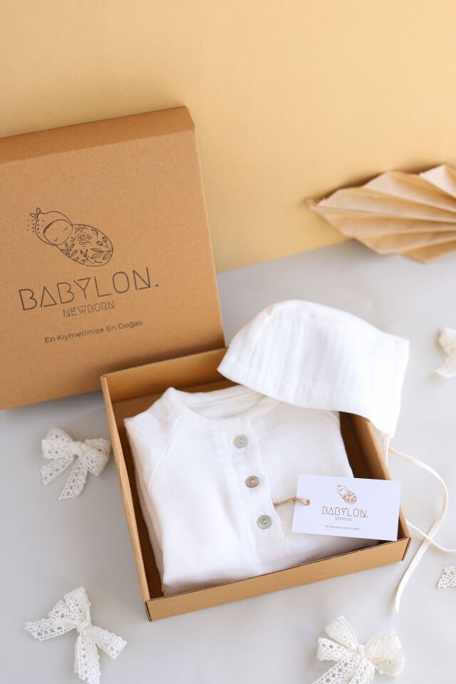 Reka Beyaz Tulum Yenidoğan - Şapka +49,90