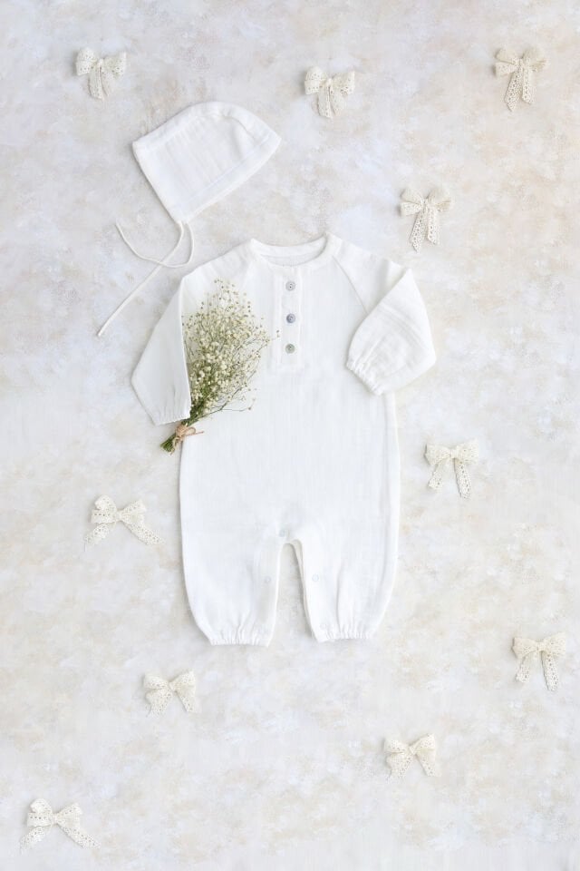 Reka Beyaz Tulum 0-3 Ay - Şapka +49,90