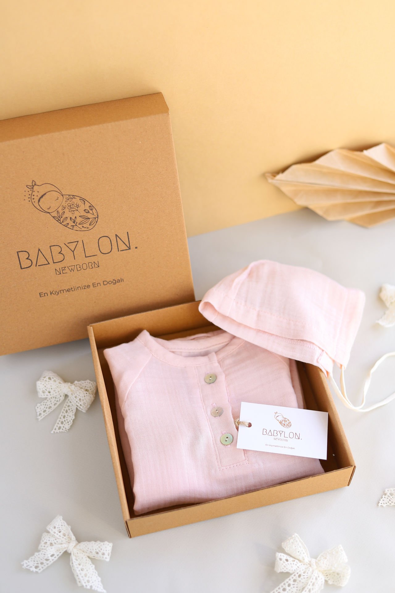 Reka Pudra Tulum Yenidoğan - Şapka +49,90