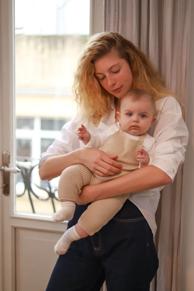 % 100 Pamuk Triko Tulum