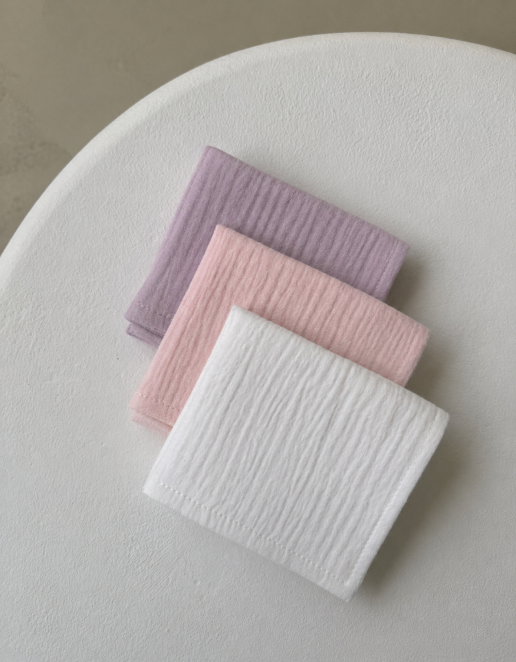 Müslin Ağız Mendili 3'lü