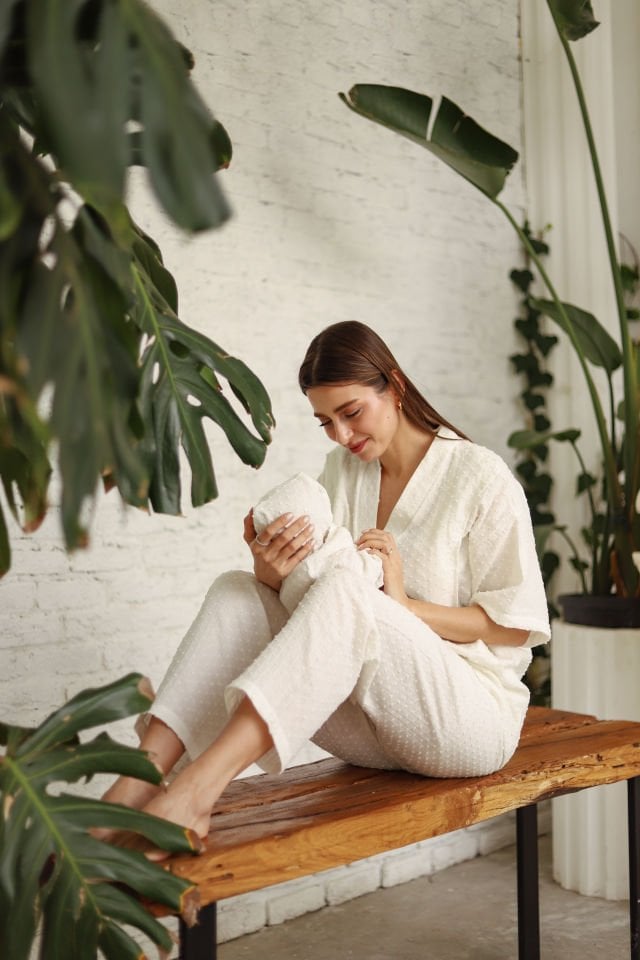 Petit Kısa Kollu Lohusa Takımı