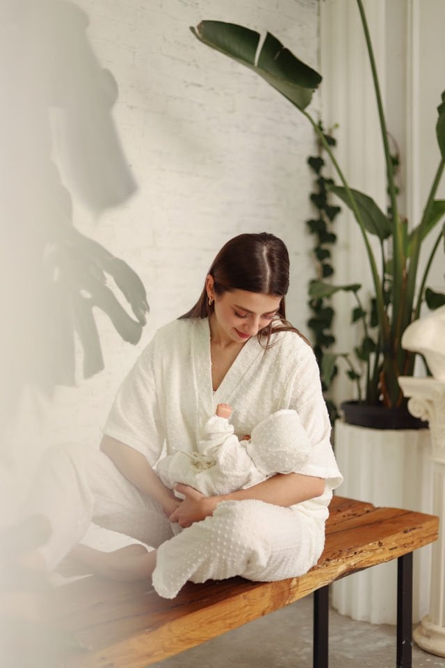 Petit Kısa Kollu Lohusa Takımı